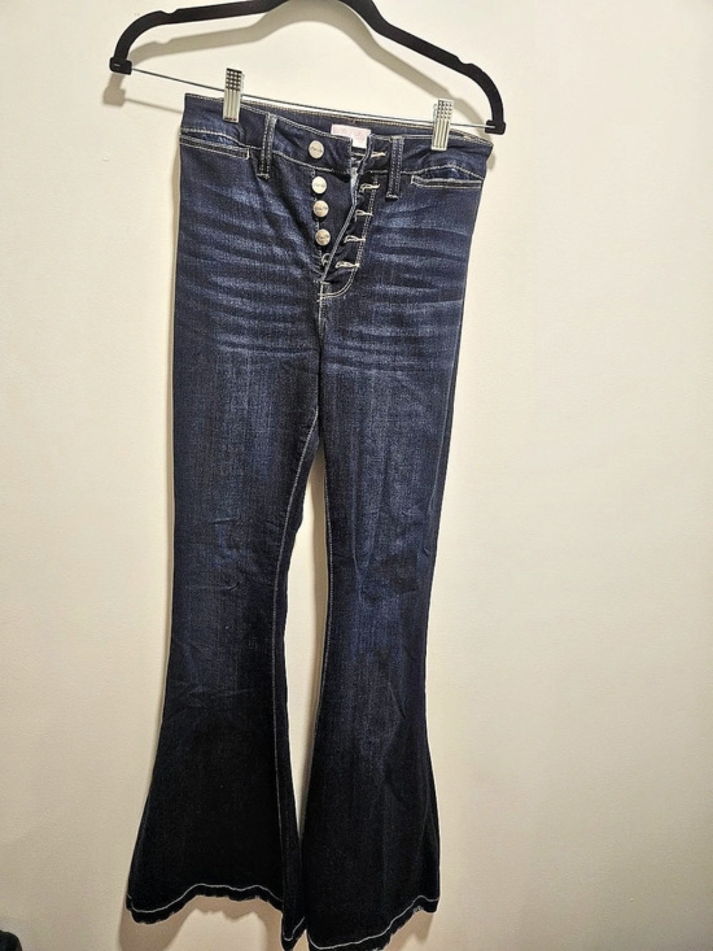 Pink Lily Flare Leg Jeans Blue Size 5